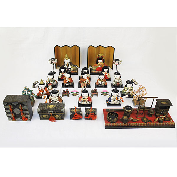 御所人形？のひな人形♪詳細不明★レトロ(USED品)169-A19