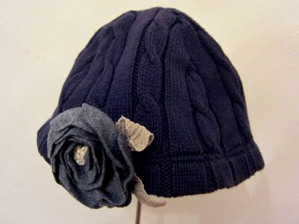 さえら★ANLICO★アンリコ★ニット帽★お花★