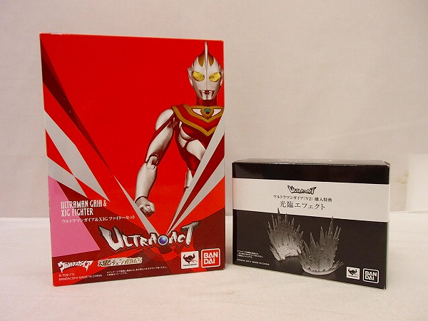 ULTRA-ACT ウルトラマンガイア&XIGファイターセット他 [梱0.1