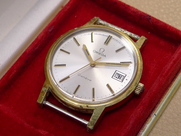 ▲601272▲OMEGA/オメガGeneveジュネーブ古い機械式腕時計