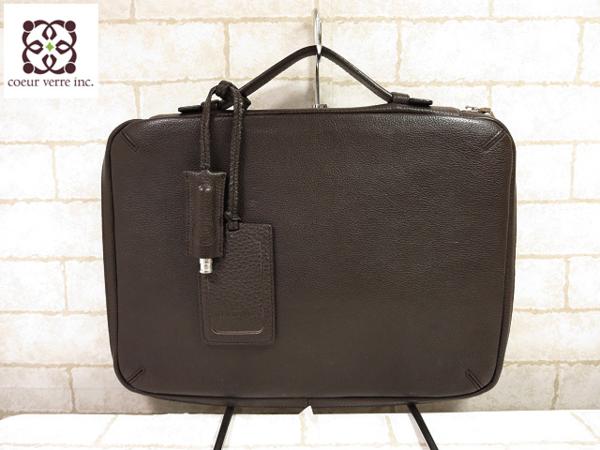 ◎ペッレモルビダ PELLE MORBIDA レザーブリーフバッグ　/MG0358