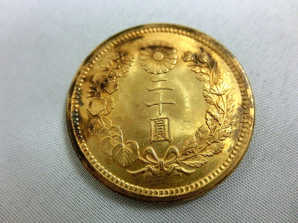 ☆新20円金貨 大正6年 16.66g K21☆ 中国古銭 中国絵