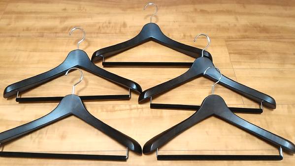 【ナカタハンガー】ハンガー5本セット 中田工芸ジャケットスーツ