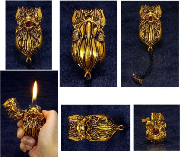 EX合金 黄金騎士ガロ 牙狼 GARO 魔導火 金色Ver. ライター Zippo 雑貨