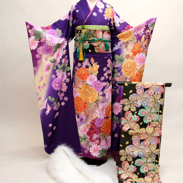 振袖フルセット 正絹着物 7日間レンタル 百花繚乱 （株）安田屋