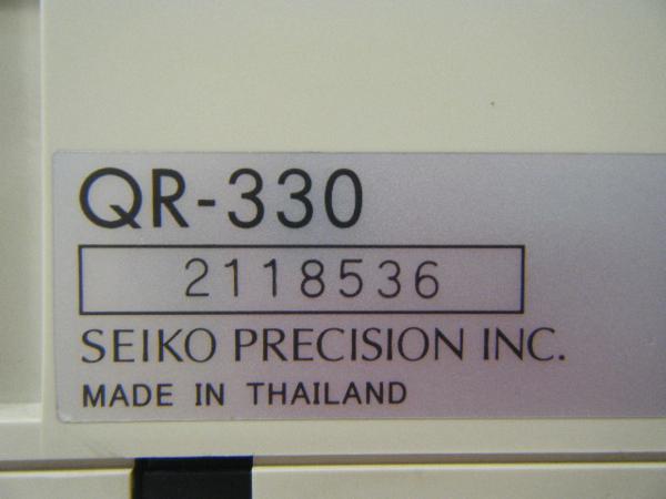 mみ1○セイコープレシジョン タイムレコーダー QR-330 OA機器 事務