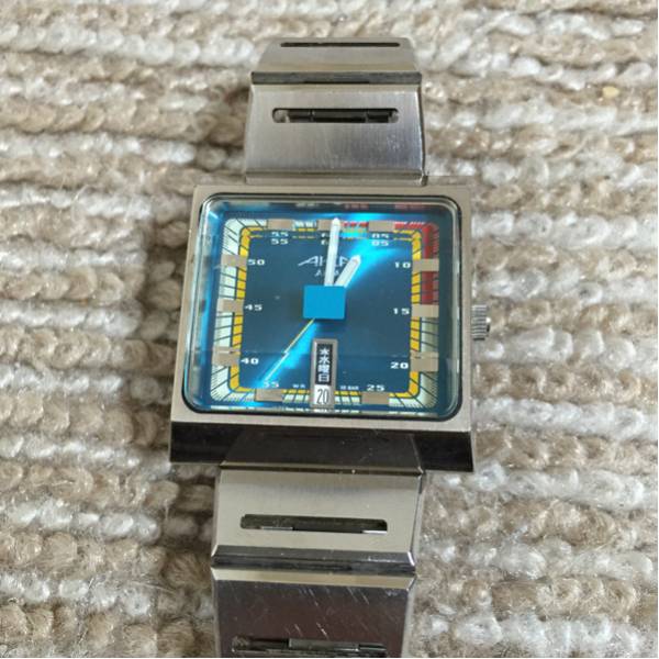 アルバ AKA スクエア クオーツ メンズ