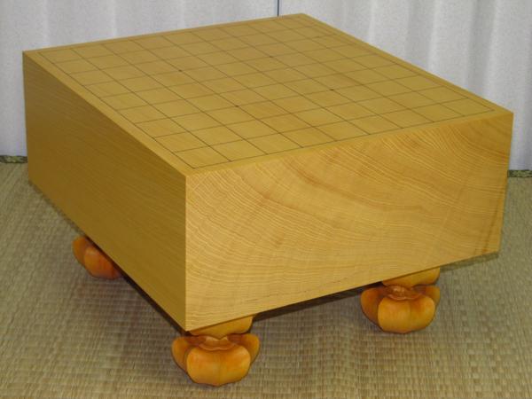 ▲本榧四方柾目四寸七分将棋盤▲新品