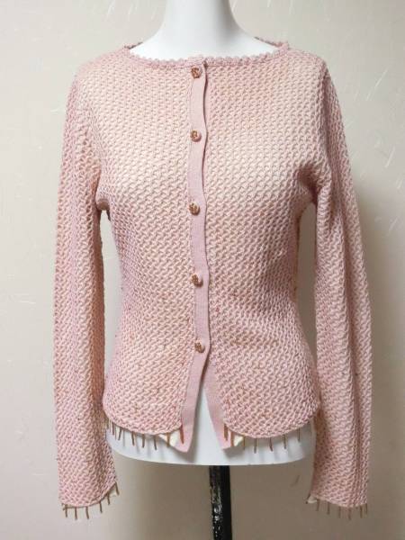 ☆Sybillaシビラ 桜色レースニットとベージュのカーディガン☆ シビラ