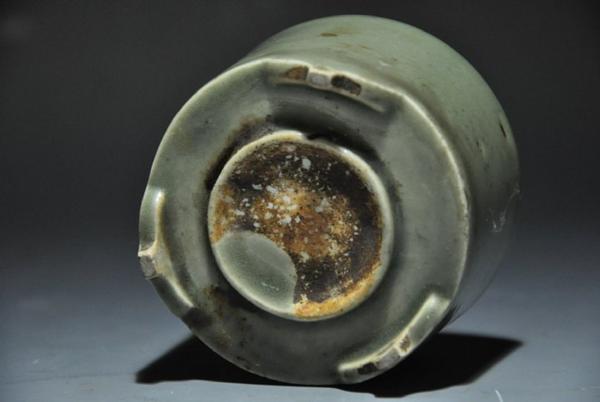 えんの里196■時代 香道具 青磁造 円式香炉■KV1-15