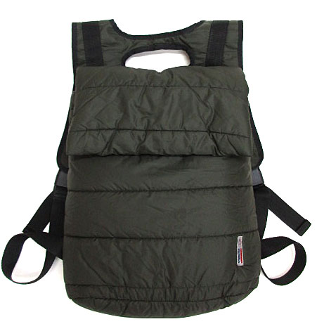 モンクレール ナイロン リュックサック バックパック カーキ MONCLER