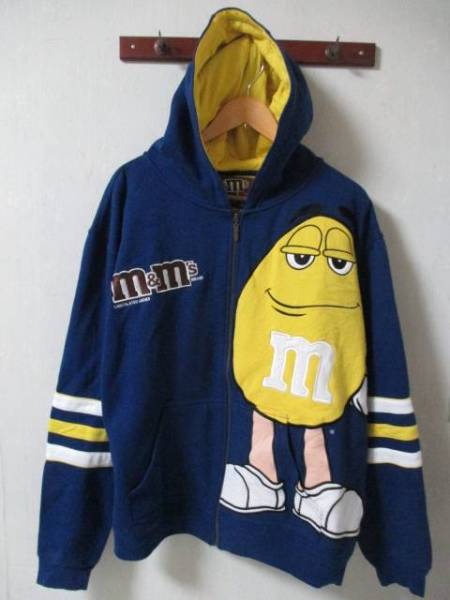 ジェフハミルトン m&m チョコレート ジップパーカー 2XL