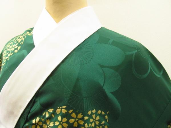 着物10 1円 逸品!! 振袖用 桜蝶 袖無双長襦袢 ☆☆☆☆