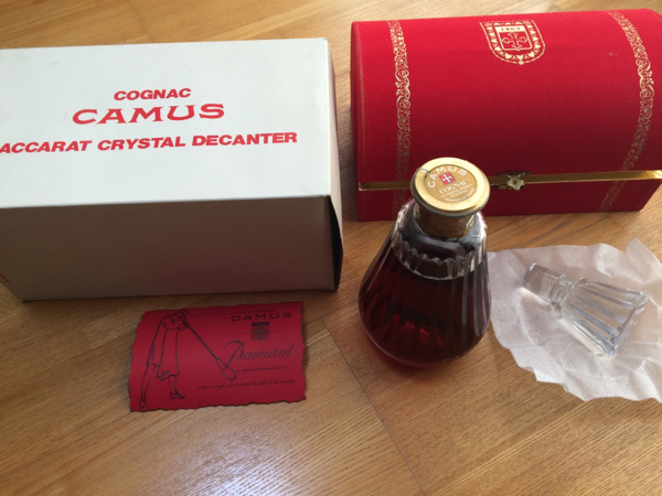 カミュ・Camus・カラフェ・バカラ・Baccarat 専用化粧箱入り 酒 カミュ