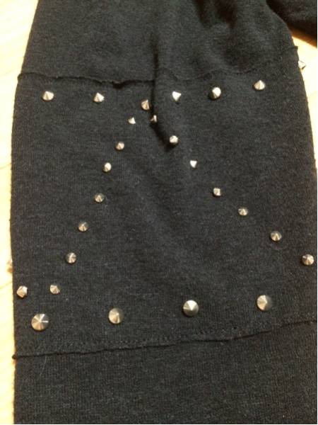 山下智久着 完全私服ルート66同型同色カーディガン スタッズ完備