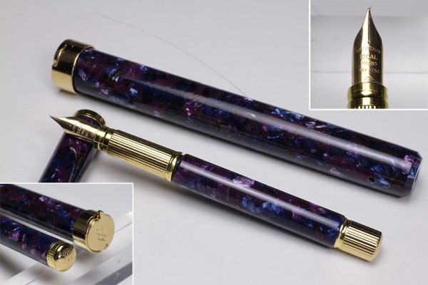 4407. WATERMAN 万年筆 ideal 18k-750ペン先 ケース入 / ペン