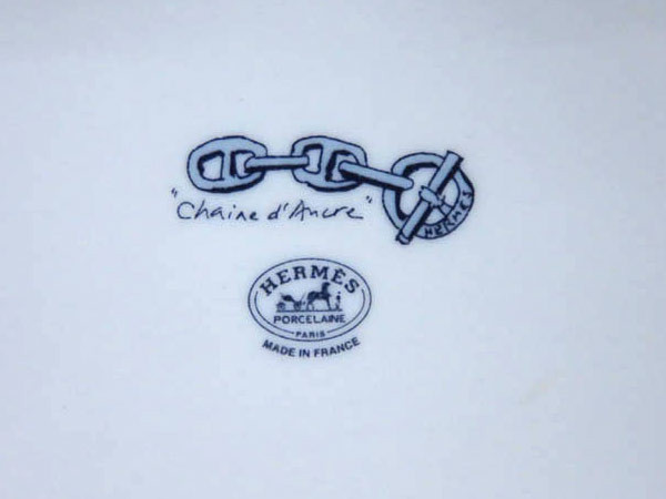 ○1円 未使用 エルメス シェーヌダンクル 長方形皿 HE731 《151376744