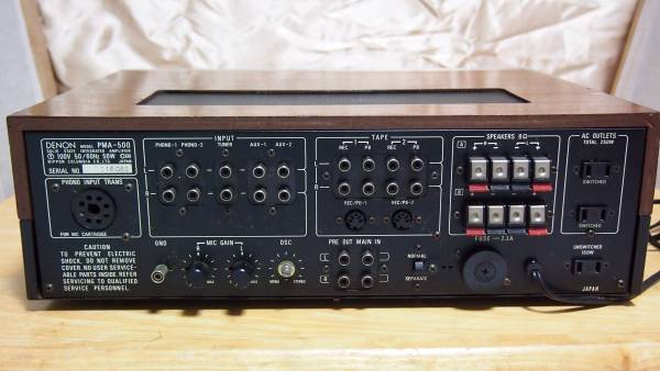 魅惑的なサウンドＤＥＮＯＮ　ＰＭＡ－５００メンテ済み動作品