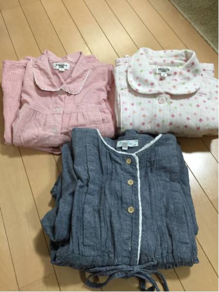 マタニティ 授乳中 長袖パジャマ Mサイズ3着