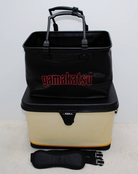 ☆がまかつ バッカン38cm＆おまけでクールバック付42cm☆中古品