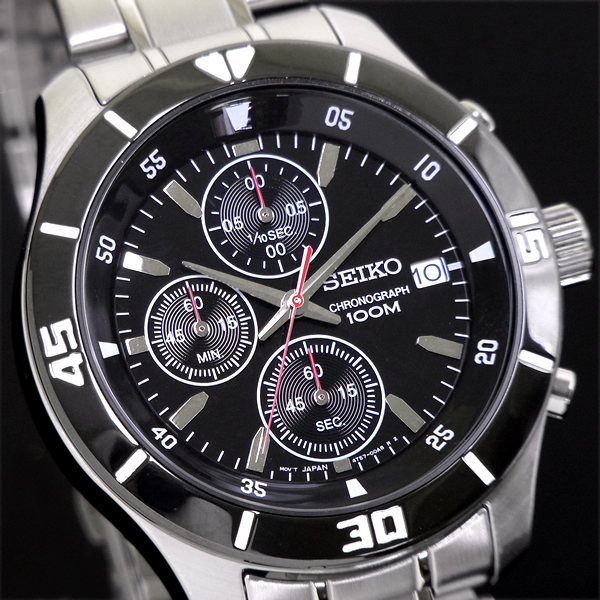 セイコー100MダイバークロノグラフベルトタイプSEIKOメンズ時計