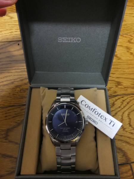 ★新品★【SEIKO】 ソーラー電波 チタン メンズ SBTM209