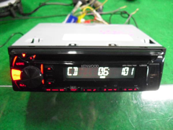 KENWOOD U300 MP3 WMA WAV ｉＰｏｄ　ＣＤレシーバー 代引OK