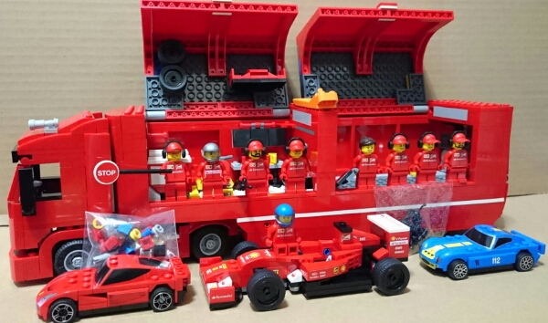 レゴ フェラーリ シェル ミニフィグ 9体 75913 40191 40192 