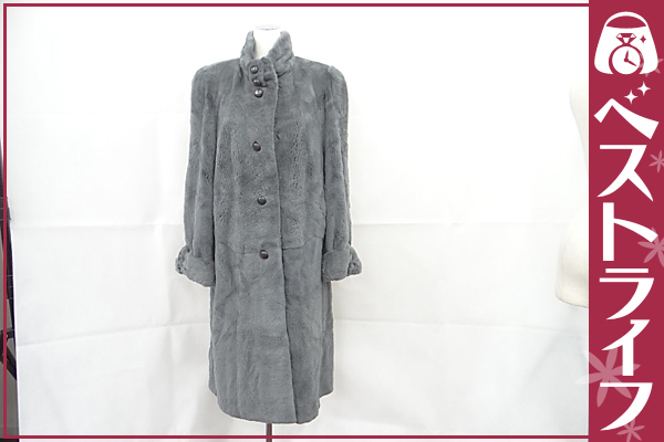 1円 高級 毛皮 nakamura fun シェアードミンク コート 11-6