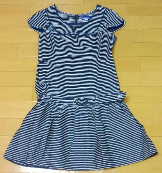 超美品☆BURBERRY BLUE LABELワンピース36☆バーバリーブルレM