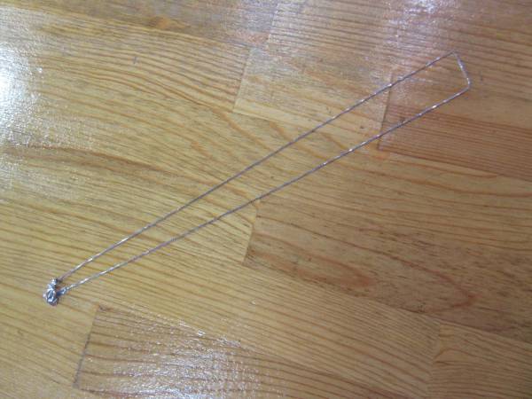 K18WG　ホワイトゴールド　ネックレス　45ｃｍ　1.9ｇ　3080
