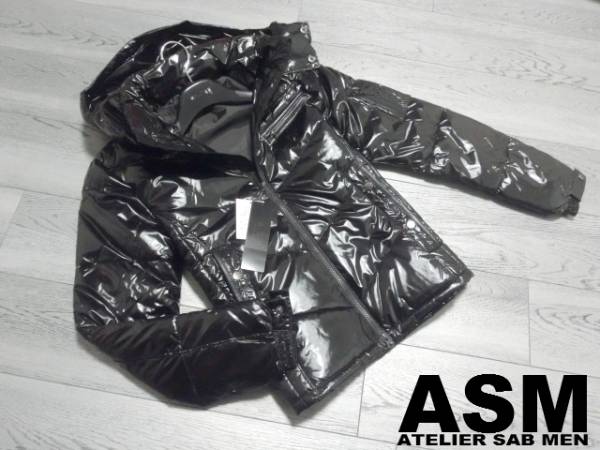 新品アトリエサブメンASM中綿ブルゾンM黒JK0422
