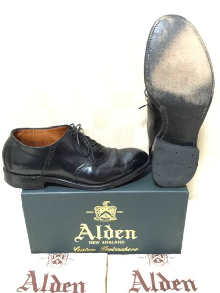 希少 alden オールデン 59950 サドルシューズ コードバン 9 サドル 