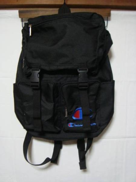 美品 champion チャンピオン リュック 黒 /しまむら インスタ