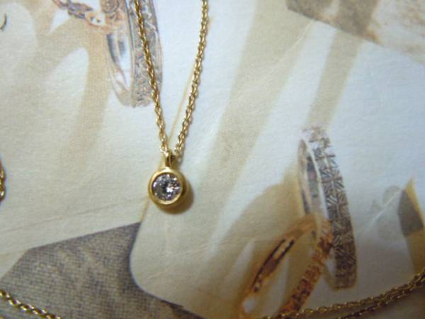 【最終価格】hum ハム KUMO クモ 一粒ダイヤ K18ロングネックレス hum☆定番ダイヤロングkumoネックレス☆K18ハムnoguchi 【公式通販】
