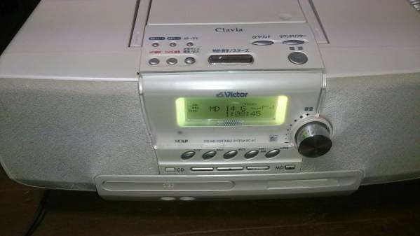 Victor RC-A1-W クラビア 06年式 MD CD カセット ビクター