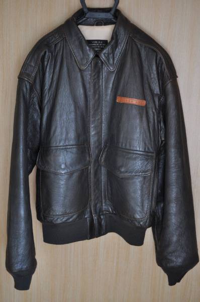【AVIREX】 A-2 レザー 羊革 フライトジャケット