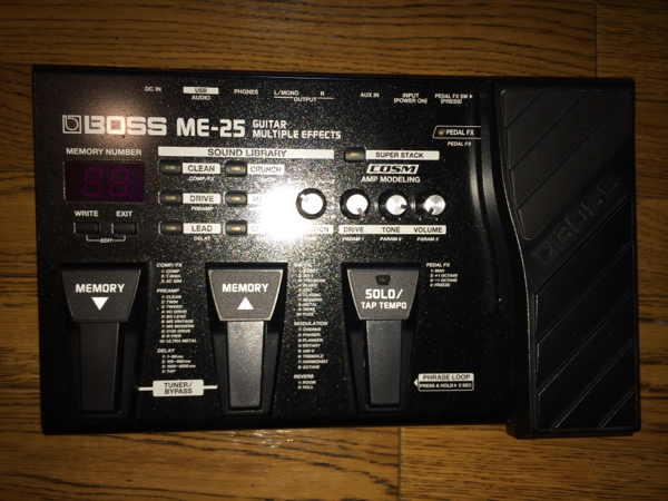 BOSS ME-25 ギターマルチエフェクター　アダプタ付 boss me 25 マルチエフェクター 楽器、器材 エレキギター 【公式通販】