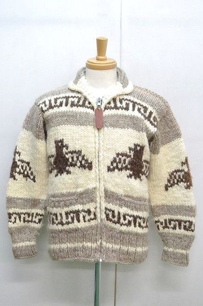 19■CANADIAN SWEATER■カウチンセーター■ジャケット■カナダ製