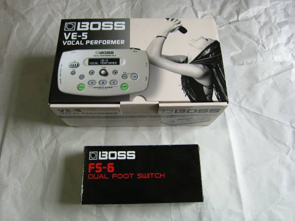 □BOSS VE-5 + FS-6 セット 美品□ 楽器、器材 レコーディング、PA機器
