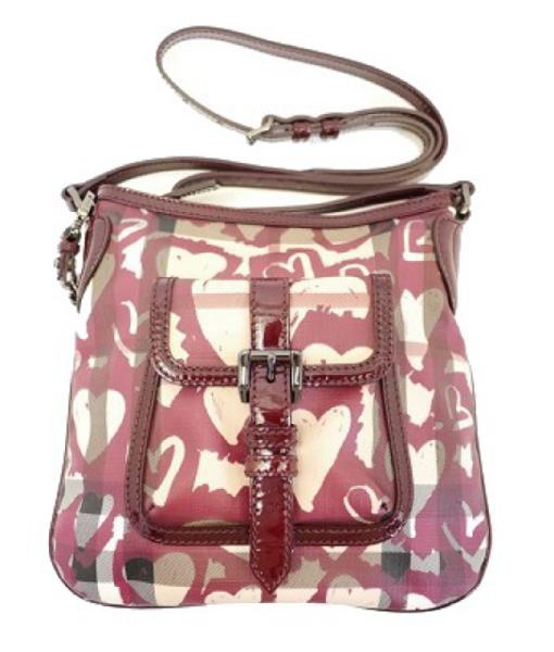ピンク バーバリー バッグ ショルダー バーバリー BURBERRY 斜め掛け