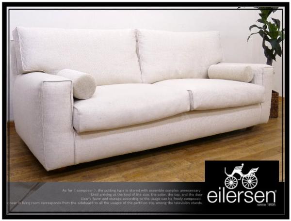 ◆KP305◆展示◆アクタス アイラーセン 羽毛 3人掛けソファ 53万