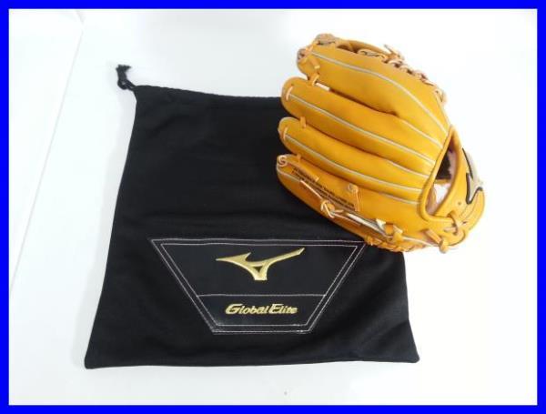 美品 ミズノ グローバルエリート QMライン 軟式用グローブ 内野手用 △ミズノ 軟式内野手用グローブ グローバルエリート QMLine 美品