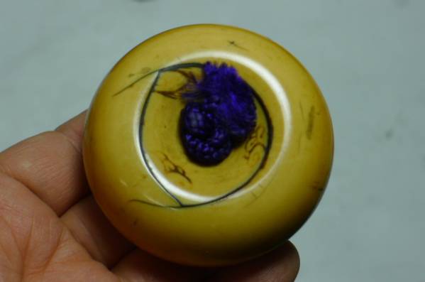 関西初荷7 本象牙彫刻 饅頭根付 65mm 大形饅頭 江戸時代】 【公式