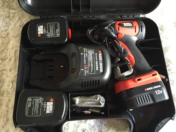 BLACK&DECKER 電動工具 コードレスインパクトドラオバー 12V