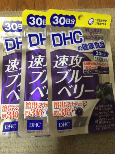【新品・送料込】DHC速攻ブルーベリー