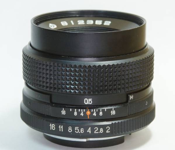 ロシア Arsenal製 HELIOS-81M 2/53 Biotar型 Nikon Fマウント3N