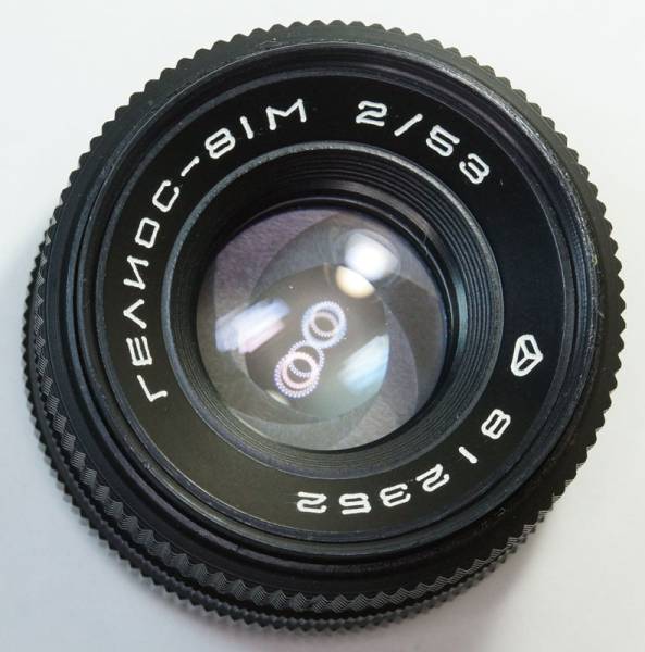 ロシア Arsenal製 HELIOS-81M 2/53 Biotar型 Nikon Fマウント3N