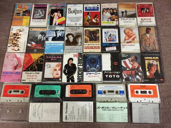 80年代 洋楽 カセット アルバム 中古29本セット