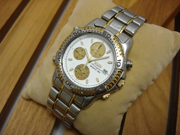 セイコー クロノグラフ 7T32-6C00 コンビモデル